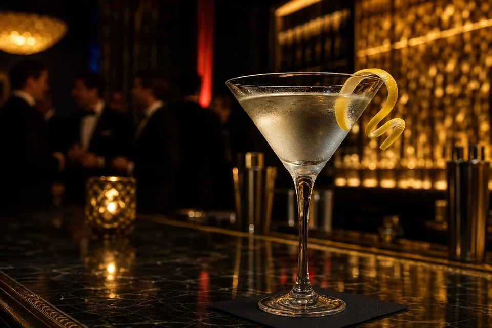 James Bond – koktajl Vesper na barze