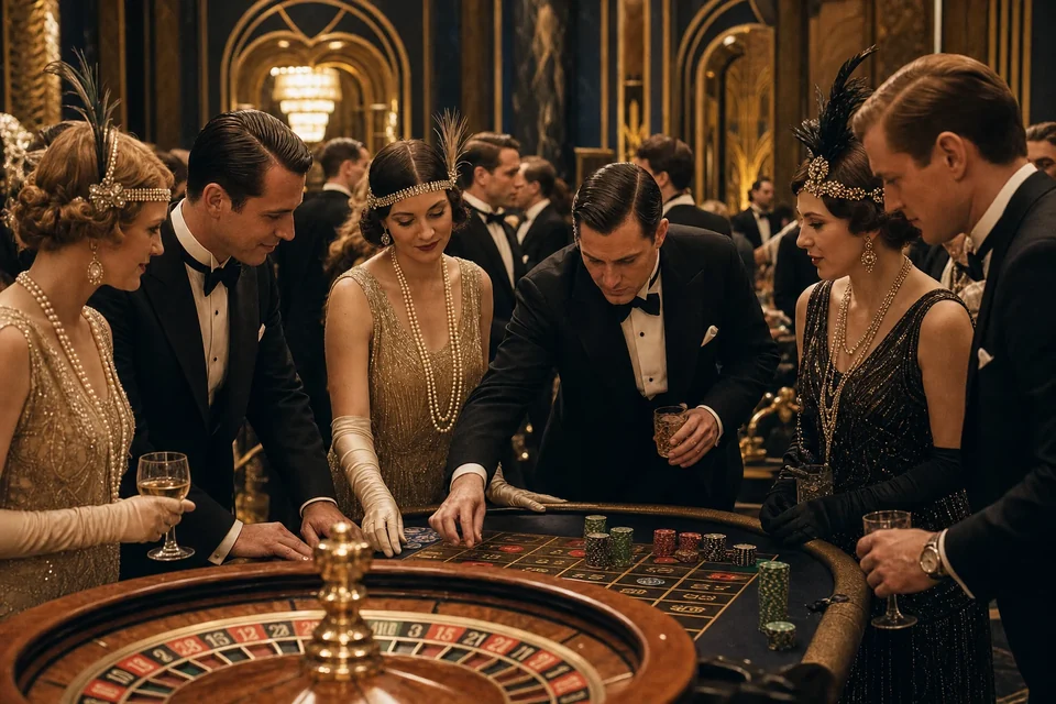 Wielki Gatsby – goście w strojach lat 20.
