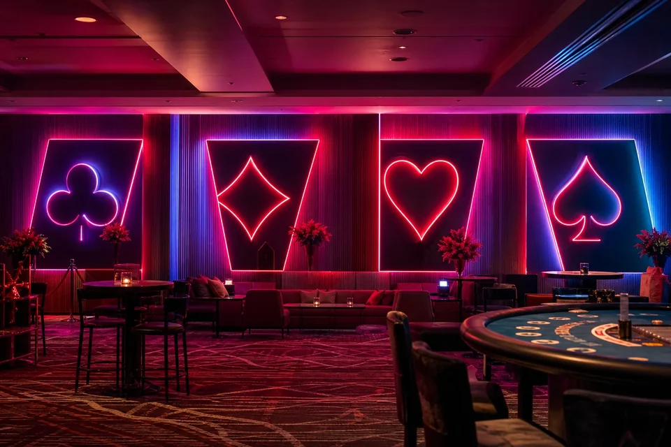 Las Vegas – neony LED na evencie