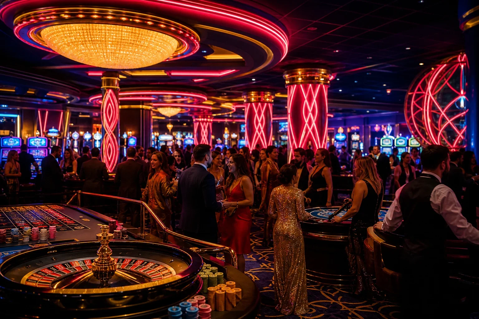 Las Vegas – neonowe wydarzenie kasynowe z energią Stripu i jaskrawymi kolorami